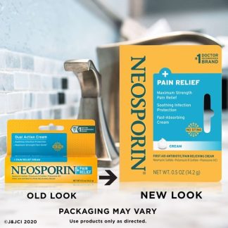 Neosporin + Pain Relief Dual Action First Aid Antibiotic Cream,.5 oz