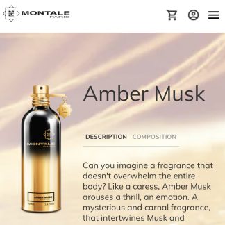 Montale Paris  Amber Musk